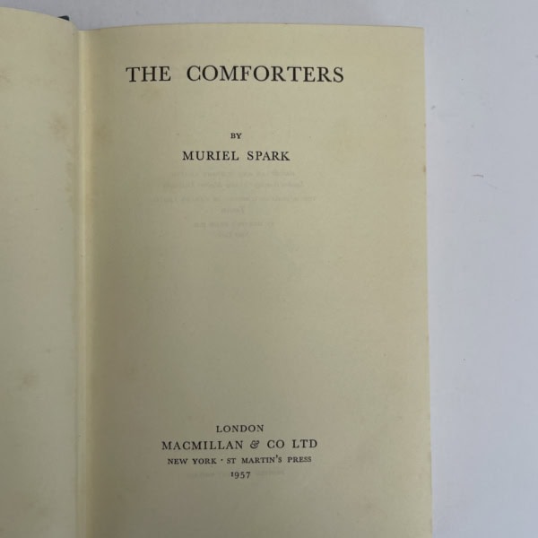 muriel spark the comforters first edition2