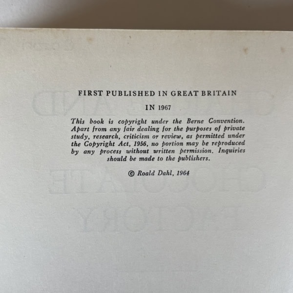 roald dahl charlie and the chocolate factory first2