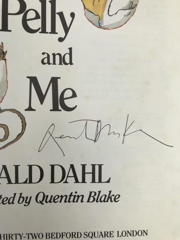 roald dahl the giraffe and the pelly and me signed first2
