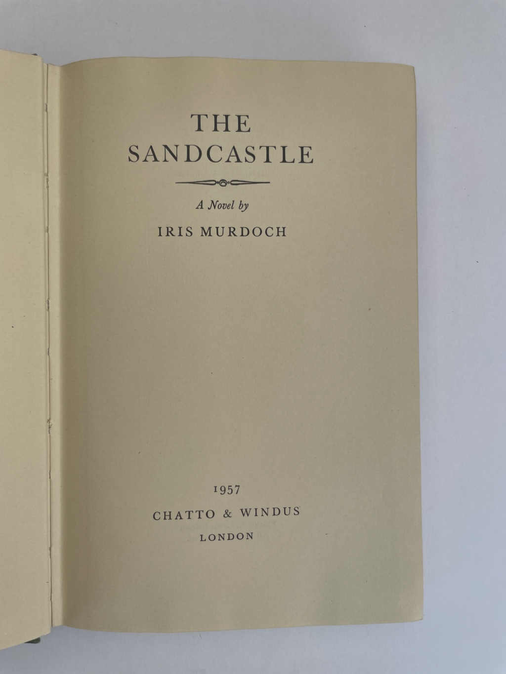 iris murdoch the sandcastle first ed2