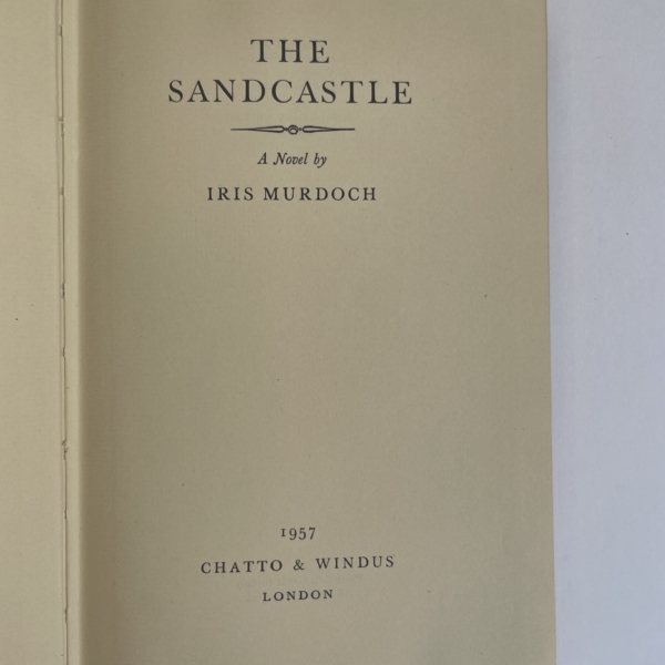 iris murdoch the sandcastle first ed2