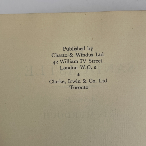 iris murdoch the sandcastle first ed3