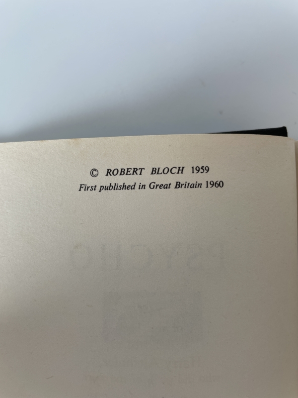 robert bloch psycho first ed2