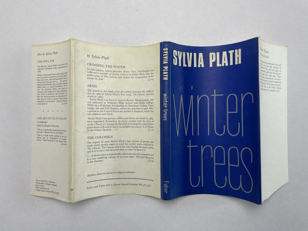 sylvia plath winter trees first ed4