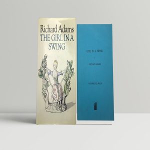 adams richard the girl in the swing first uk edition proof signed