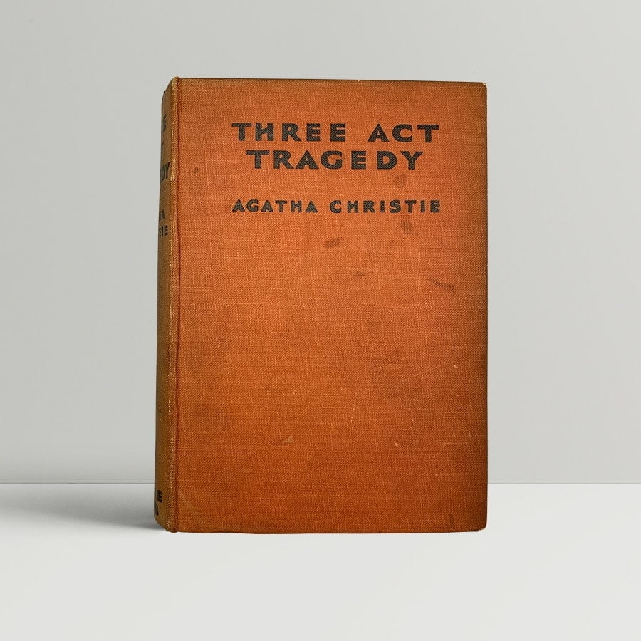 Agatha Christie - Three Act Tragedy - First UK Edition 1935