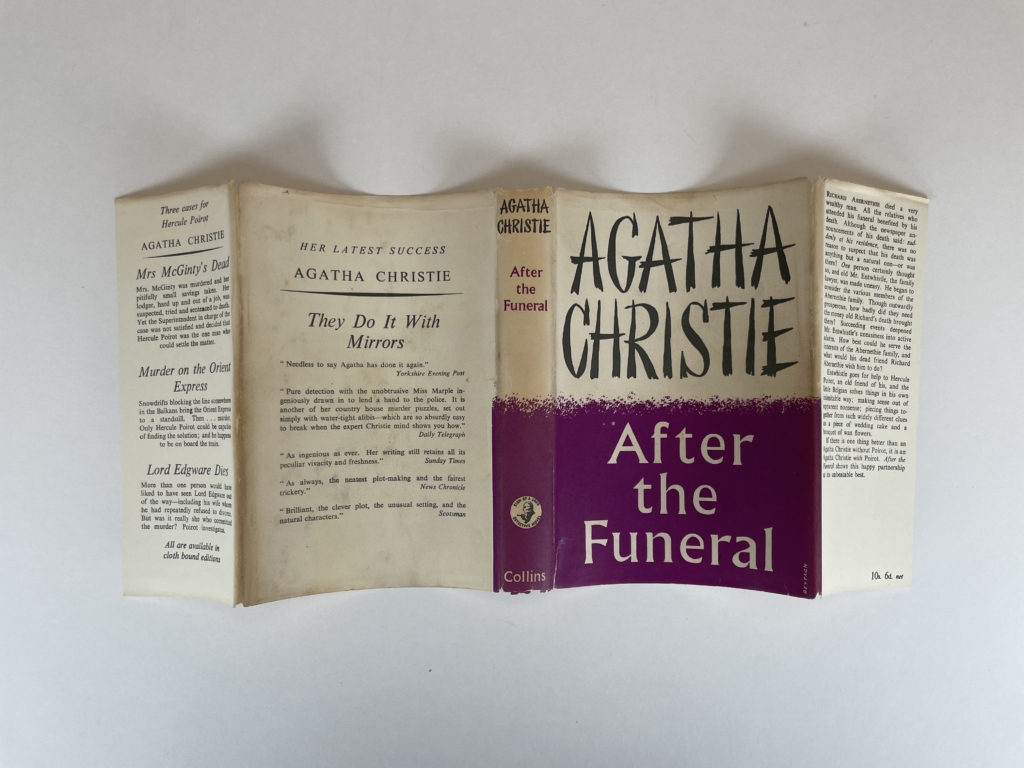 agatha christie after the funeral first edition 4
