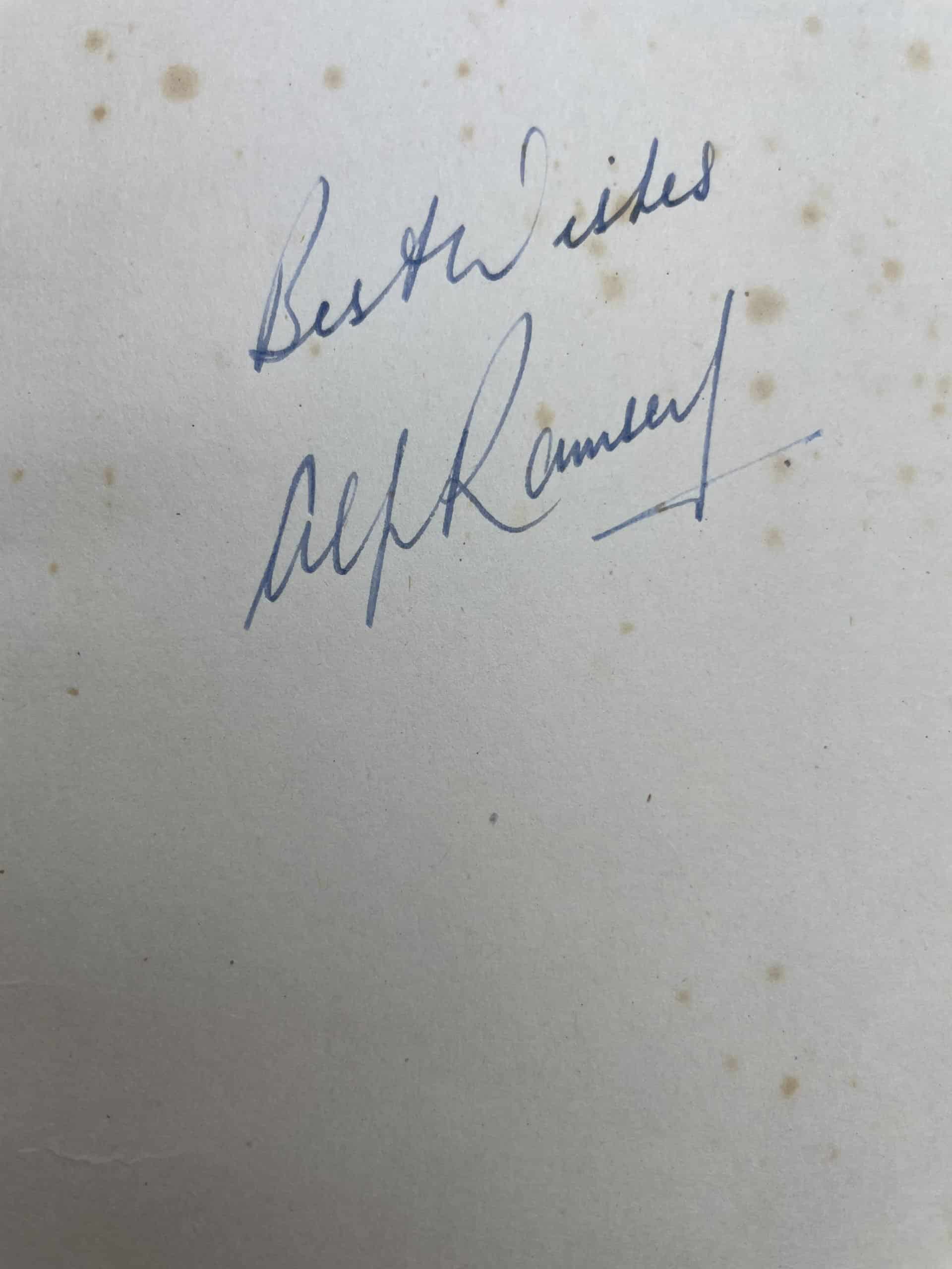 alf ramsey talking football signed first ed2