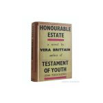 brittain vera honourable estate first uk edition 1936 signed 1
