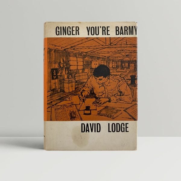 david lodge ginger youre barmy first uk edition 1962 signed