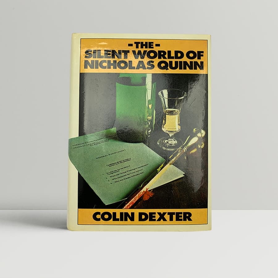 dexter colin the silent world of nicholas quinn first uk edition 1977