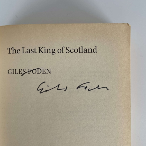 giles foden the last king of scotland signed first 2