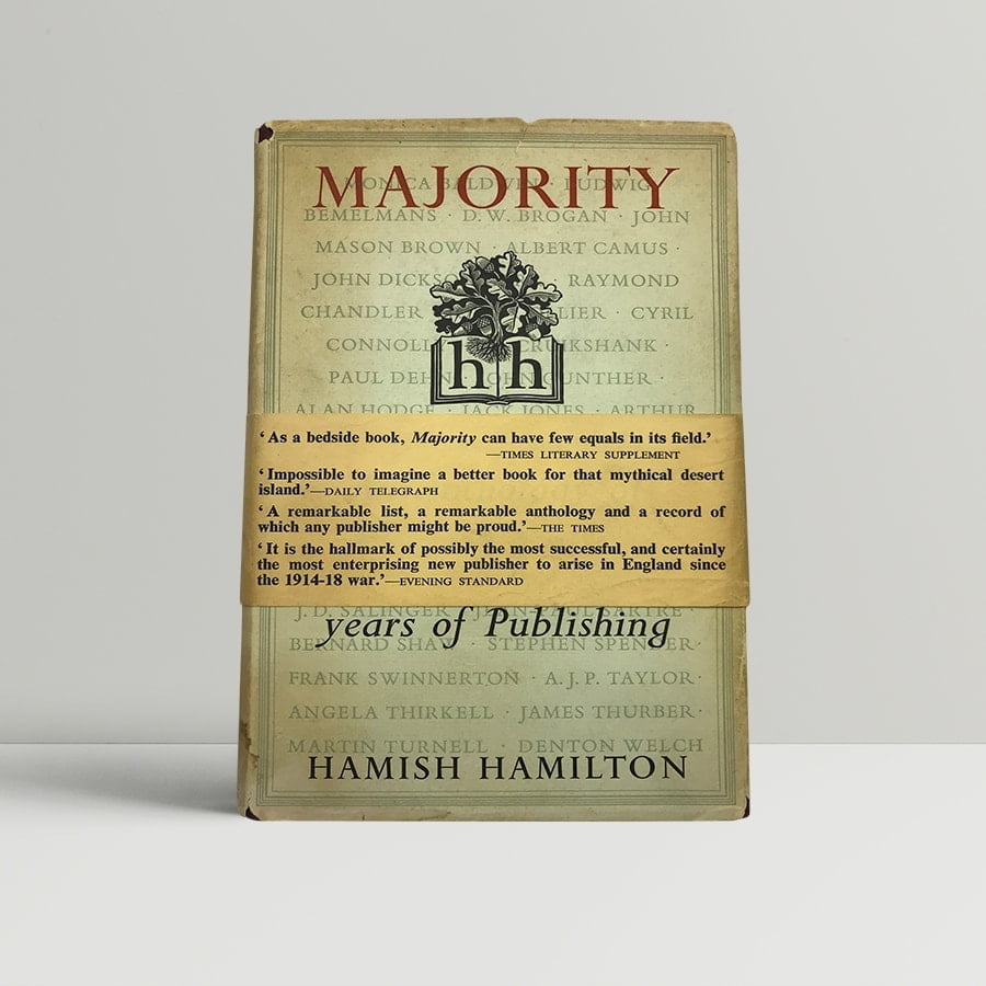 hamilton hamish majority first uk edition signed