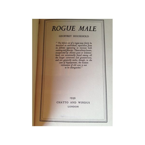 Rogue Male by Geoffrey Household