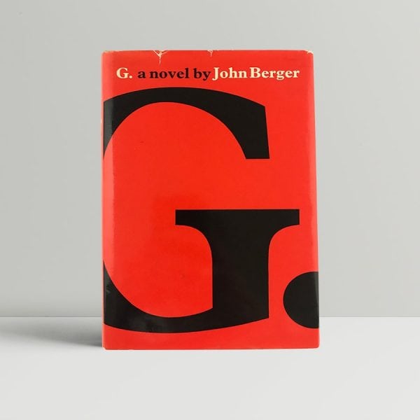 john berger g a novel first uk edition 1972 2