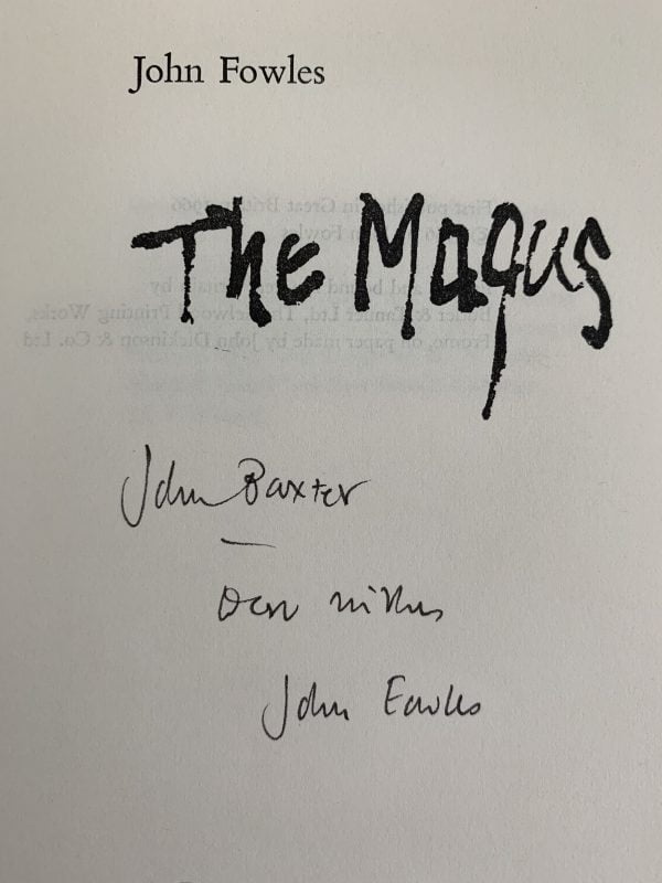 john fowles the magus first uk edition 1966 signed and inscribed img 2489 2