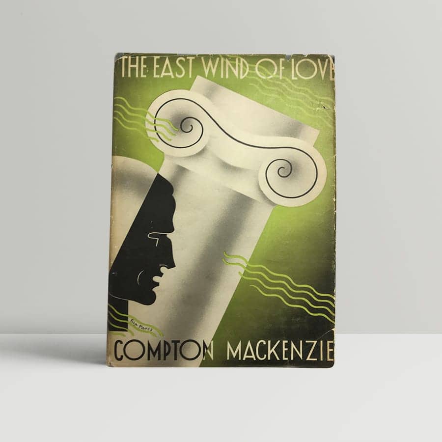 mackenzie compton the east wind of love first uk edition signed