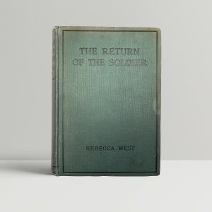 rebecca west the return of the soldier first uk edition 1918 signed by the author