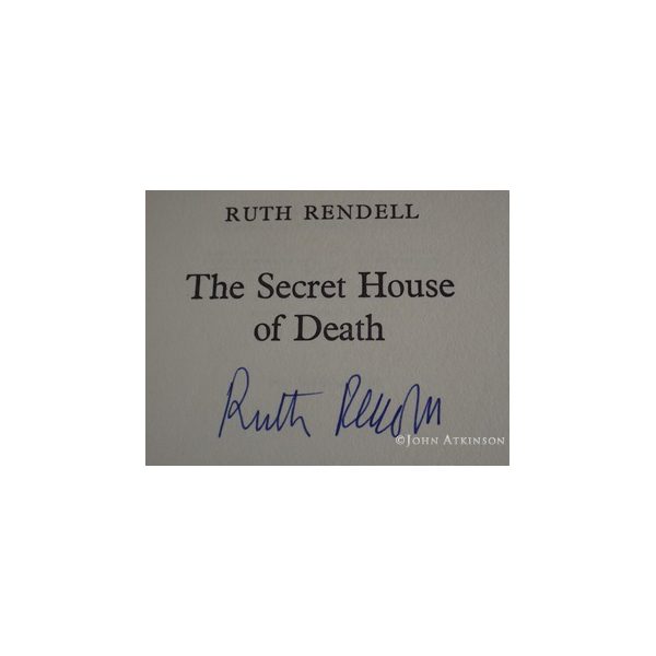 rendell ruth the secret house of death first uk edition signed 2