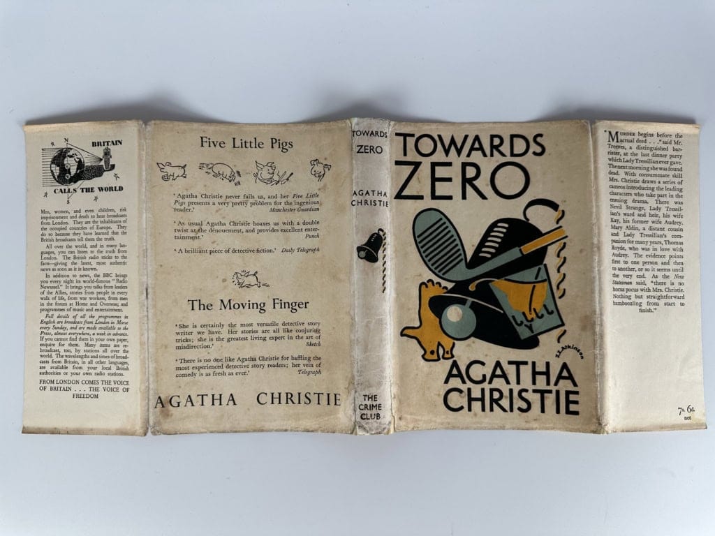 agatha christie towards zero first edition2