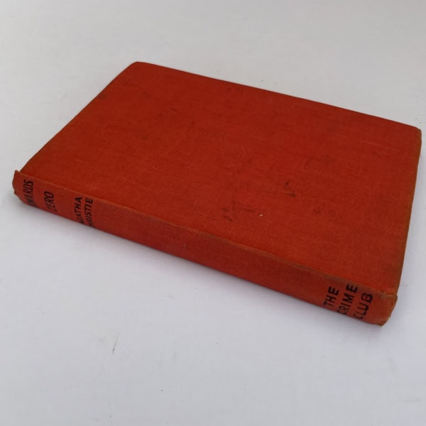 agatha christie towards zero first ed3