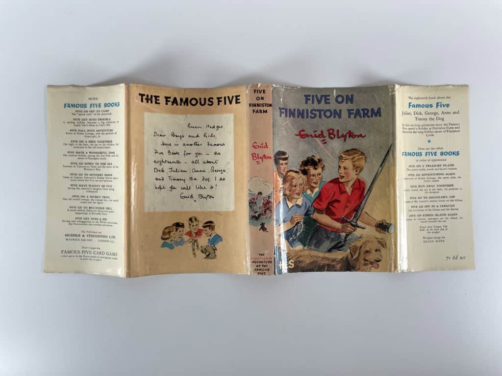 enid blyton five on finniston farm first ed4