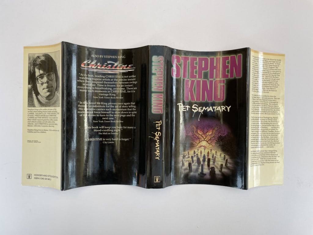 stephen king pet sematary first uk edition4