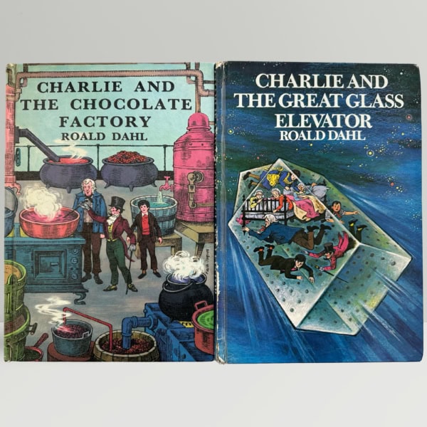 Charlie and the Chocolate Factory and Great Glass Elevator - First Edition