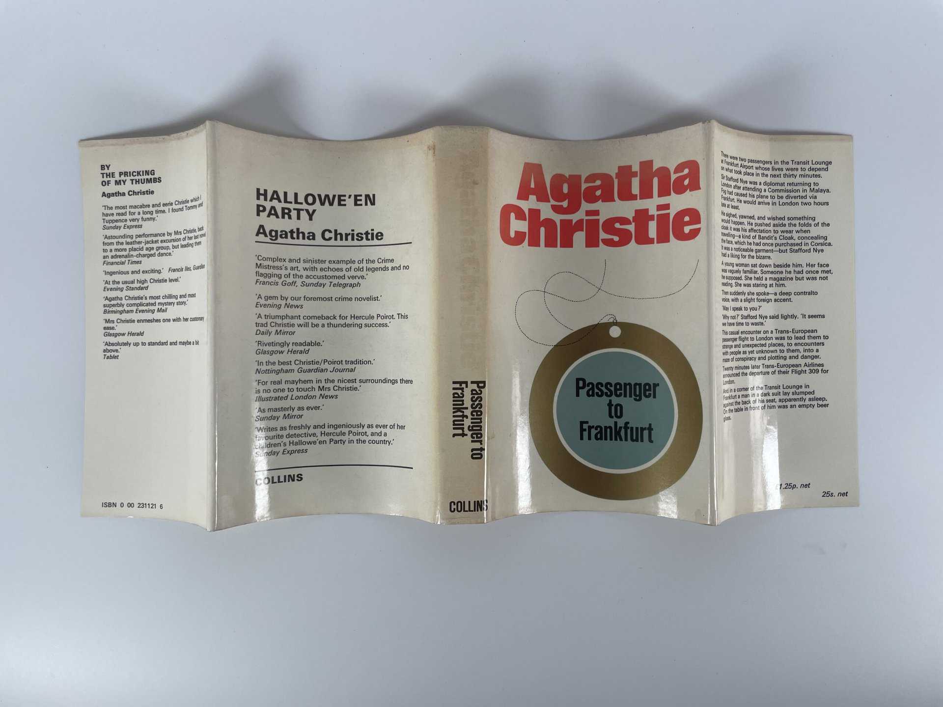 agatha christie passenger to frankfurt first 85 4