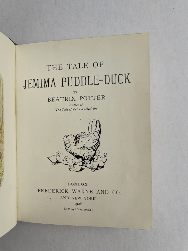 beatrix potter the tale of jemima puddle duck first 2