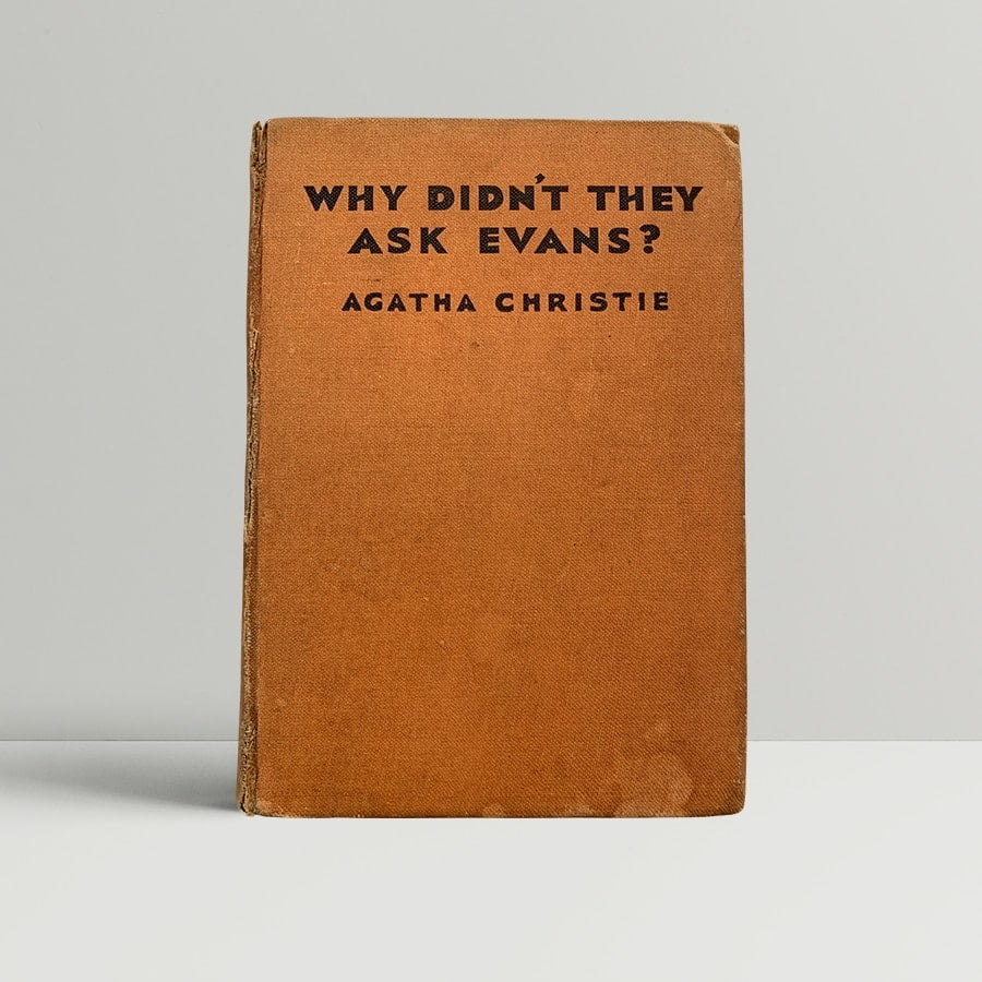 Agatha Christie - Why Didn't They Ask Evans - First UK Edition 1934