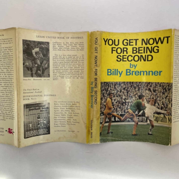 billy bremner you get nowt for being second signed 1st ed5