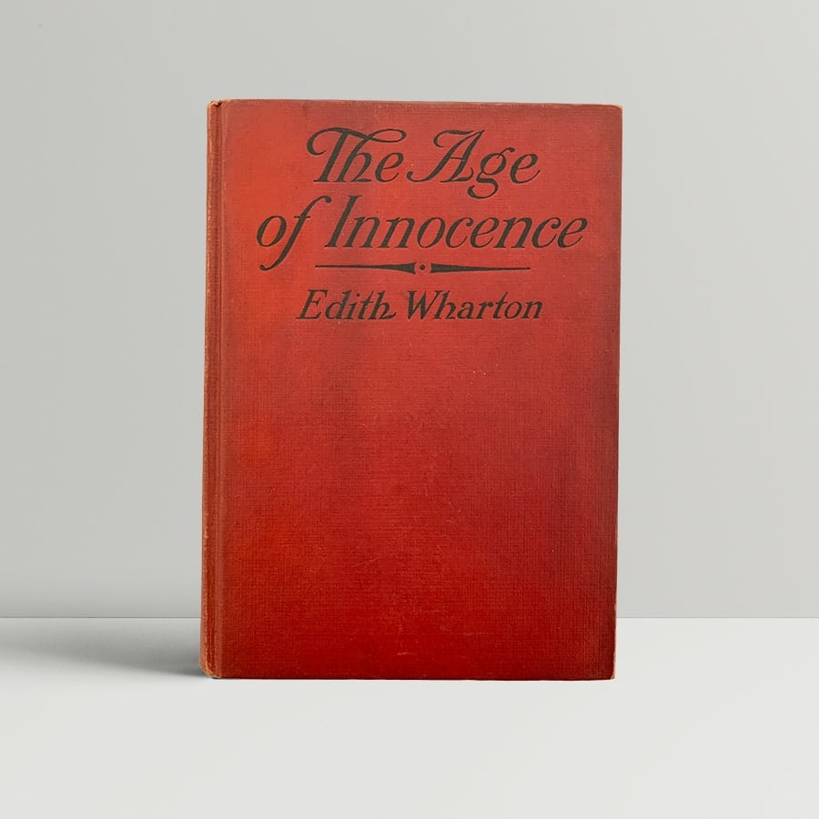 Edith Wharton The Age Of Innocence First Us Edition 1920 