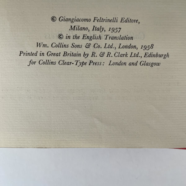 boris pasternak doctor zhivago first edi 2