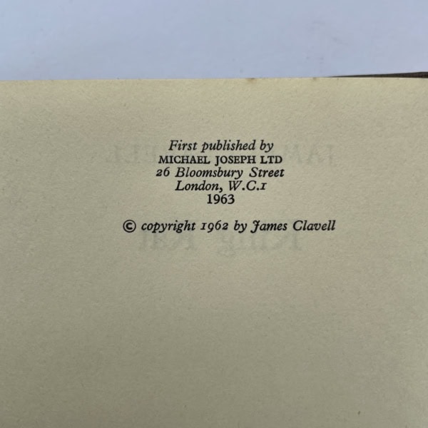 james clavell king rat first edi2