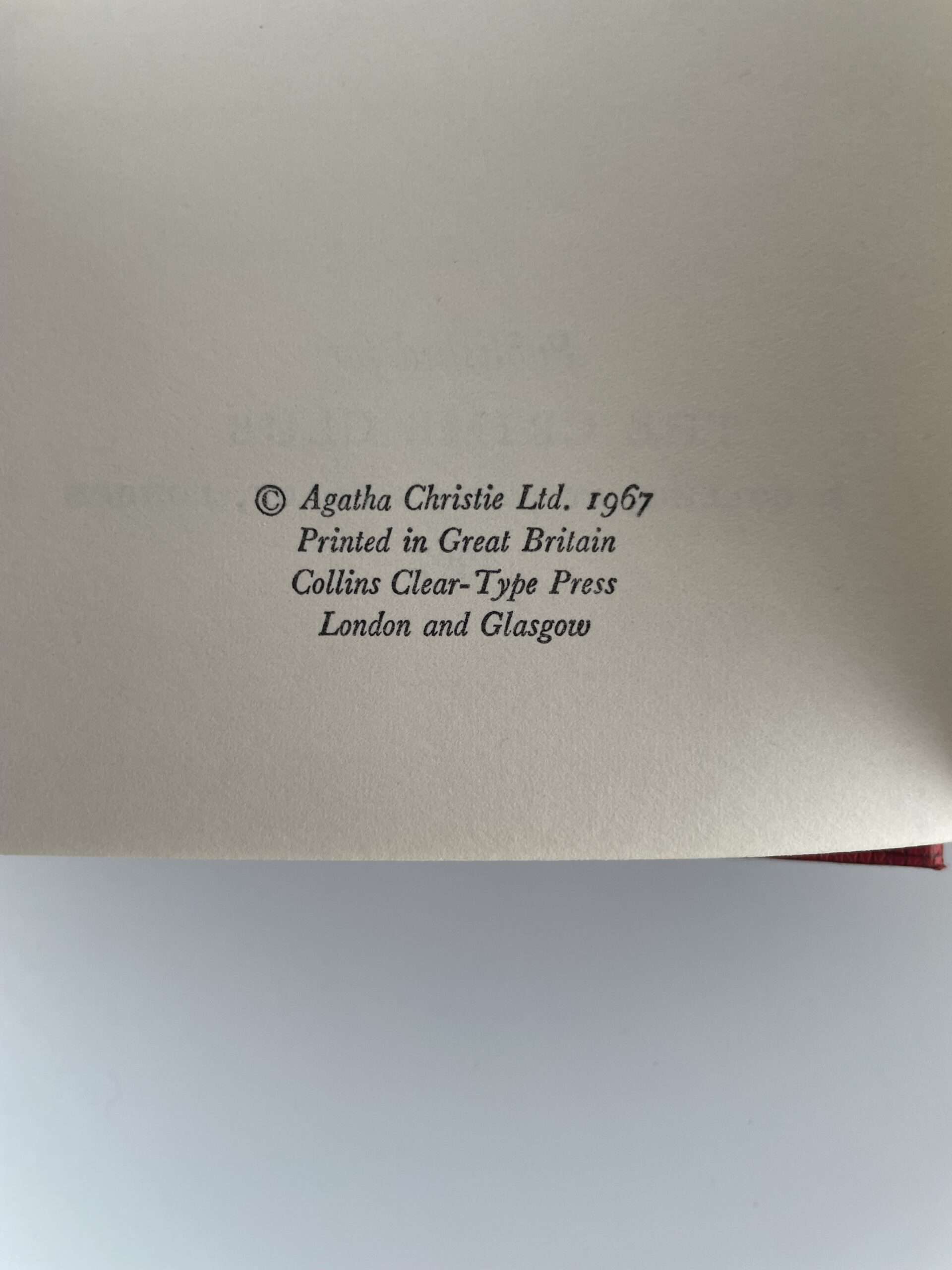 agatha christie endless night first 125 2