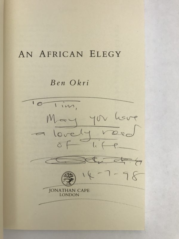 Ben Okri - An African Elegy - Signed First Paperback