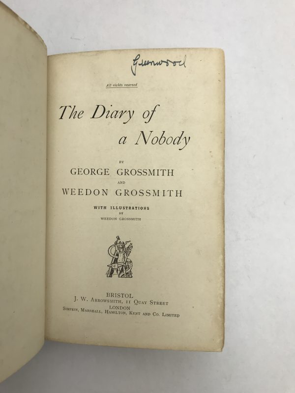 grosssmith the diary of a nobody first ed2