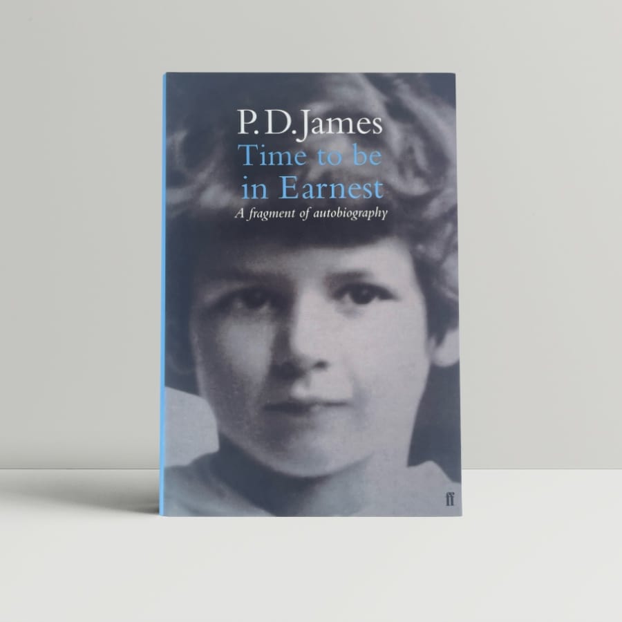 pd james time to be earnest signed first ed1