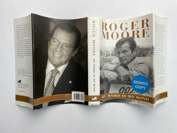 roger moore my word is my bond signed firsted5