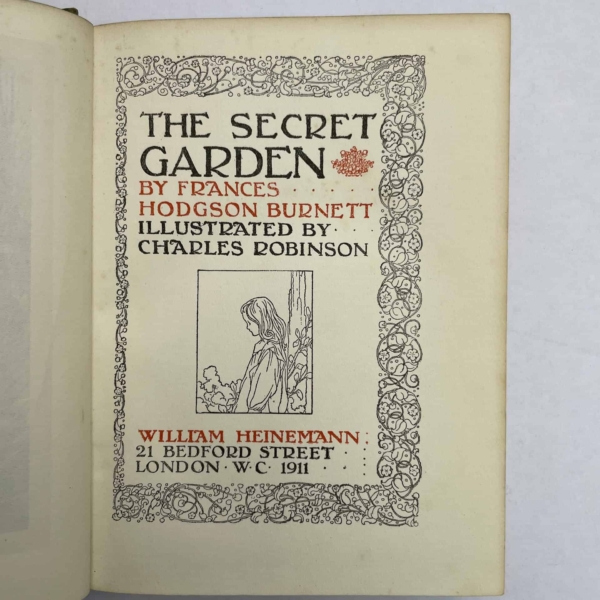 frances hodgson burnett the secret garden first edition2