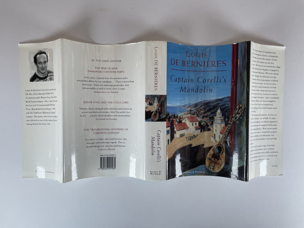 louie de bernieres captain corellis mandolin first edition4