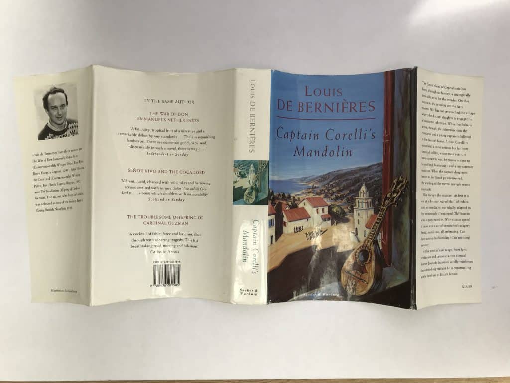 louis de bernieres captain corellis mandolin first ed4