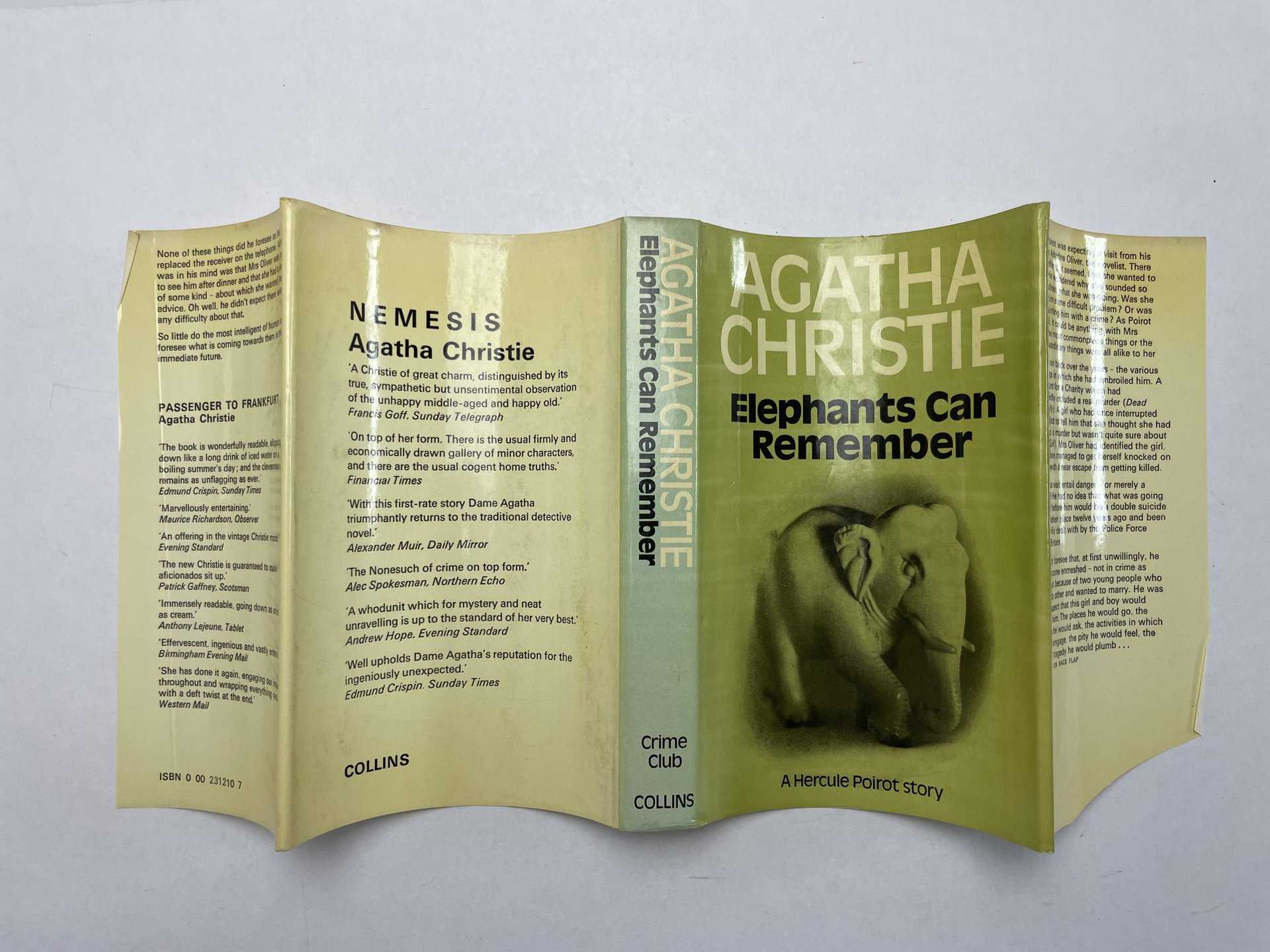 agatha christie elephants can remember 85 first ed4