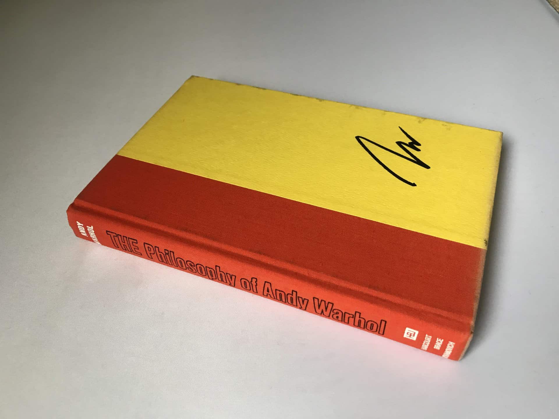 andy warhol the philosophy of andy warhol signed first edition3