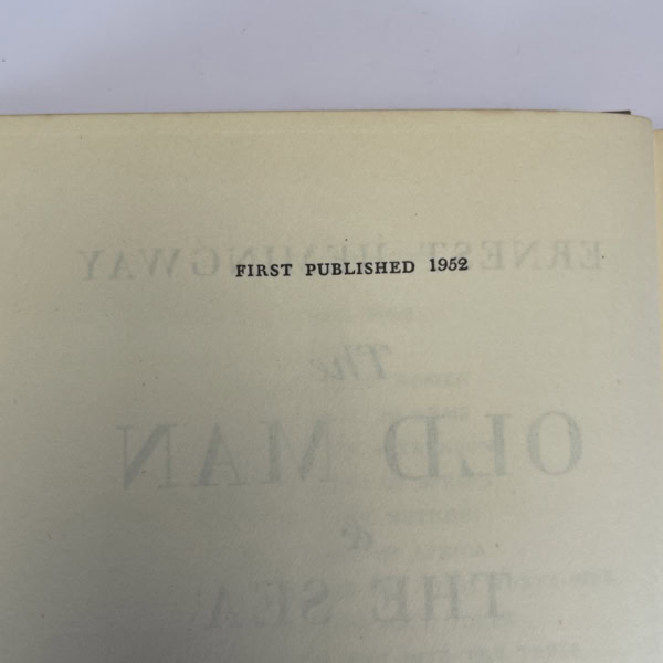ernest hemingway the old man and the sea first 2