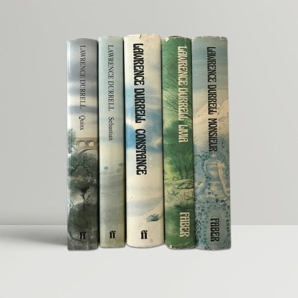 lawrence durrell the avignon quintet signed first edition set1
