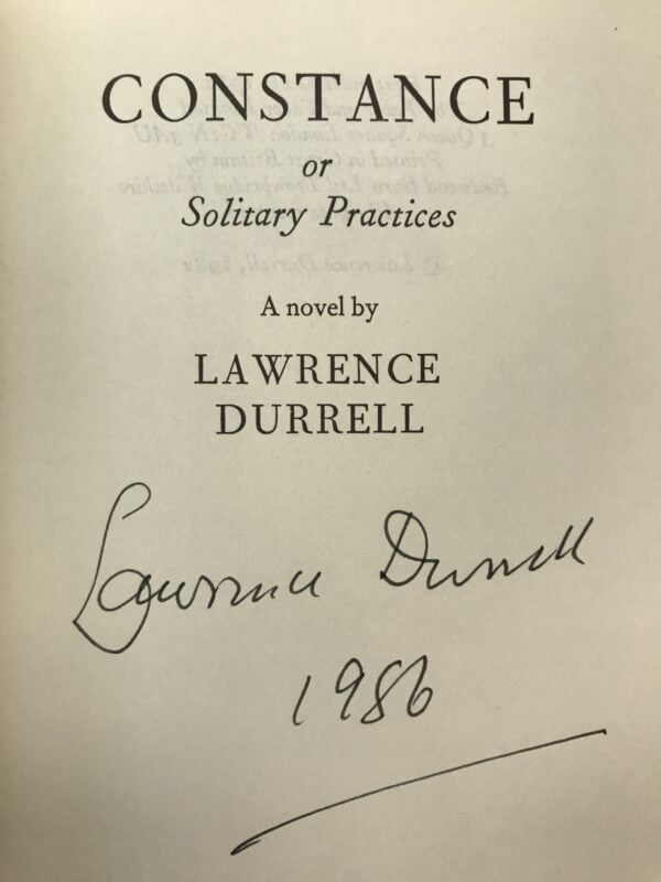 lawrence durrell the avignon quintet signed first edition set5