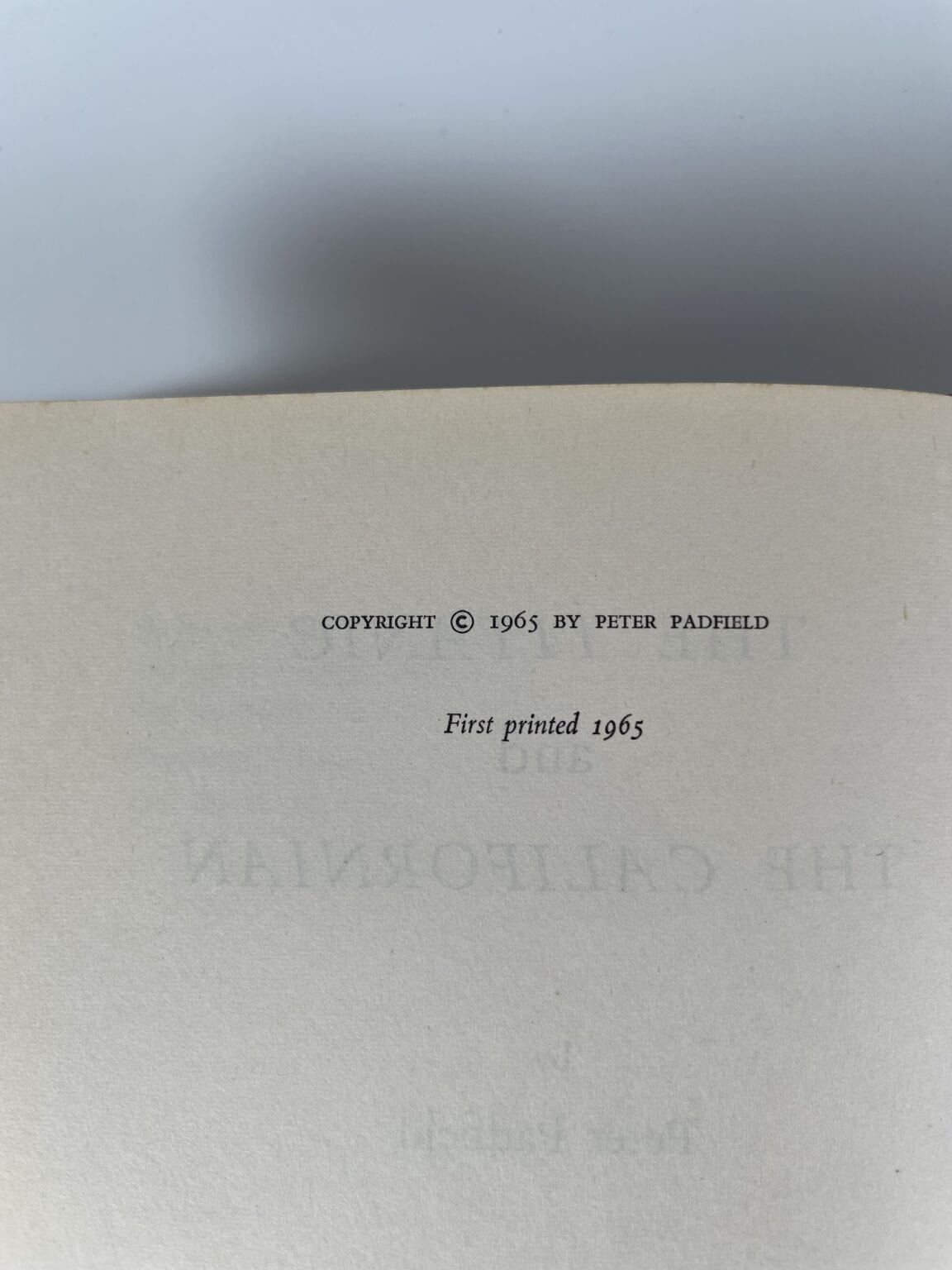 peter padfield the titanic and the californian first letter2