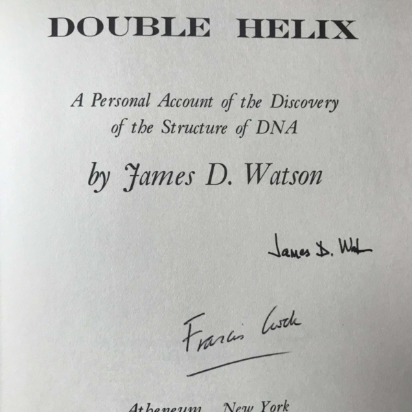 the double helix first edition double signed4